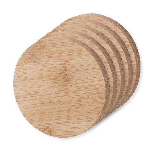 Pack de 5 Goya 50659 - Miroir petit cadre en bois bambou CRIM