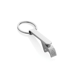 XD Collection P191.60 - Porte-clés décapsuleur en alliage de zinc recyclé RCS