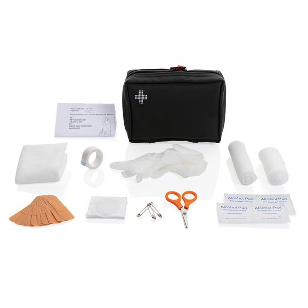 XD Collection P265.41 - Kit de premiers secours dans une pochette en nubuck PU recyclé RCS
