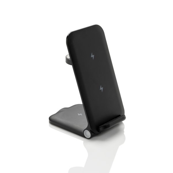XD Collection P309.06 - Powerpal chargeur de 15 W 3-en-1 en plastique recyclé RCS