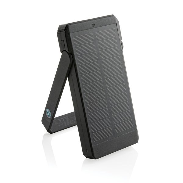 Batterie externe solaire Skywave 10000 mAh en plastique recyclé RCS