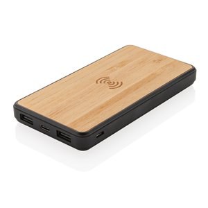 XD Collection P322.38 - Batterie externe sans fil en plastique recyclé RCS 8000 mAh