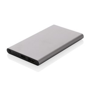 XD Collection P322.42 - RCS batterie externe recyclée en plastique/aluminium 4000 mAh avec type C