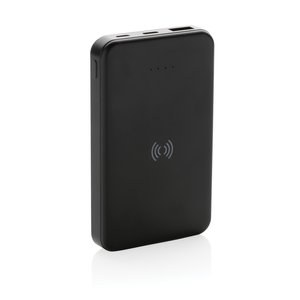 XD Collection P322.62 - Batterie externe sans fil 5W de 5 000 mAh en plastique recyclé RCS.