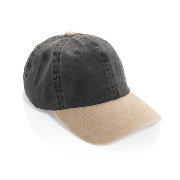 XD Xclusive P453.14 - BEAU AWARE™ Washed 6 panel 270gsm cotton twill two tone cap