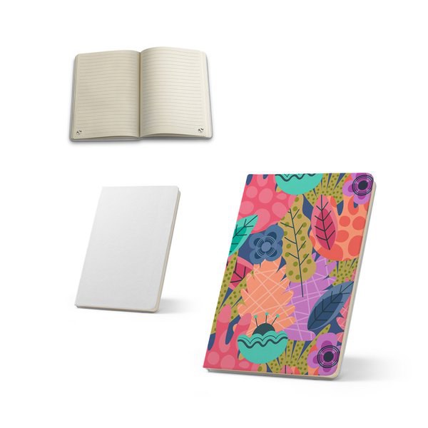 Cahier A6 à couverture rigide, idéal pour l'impression par sublimation